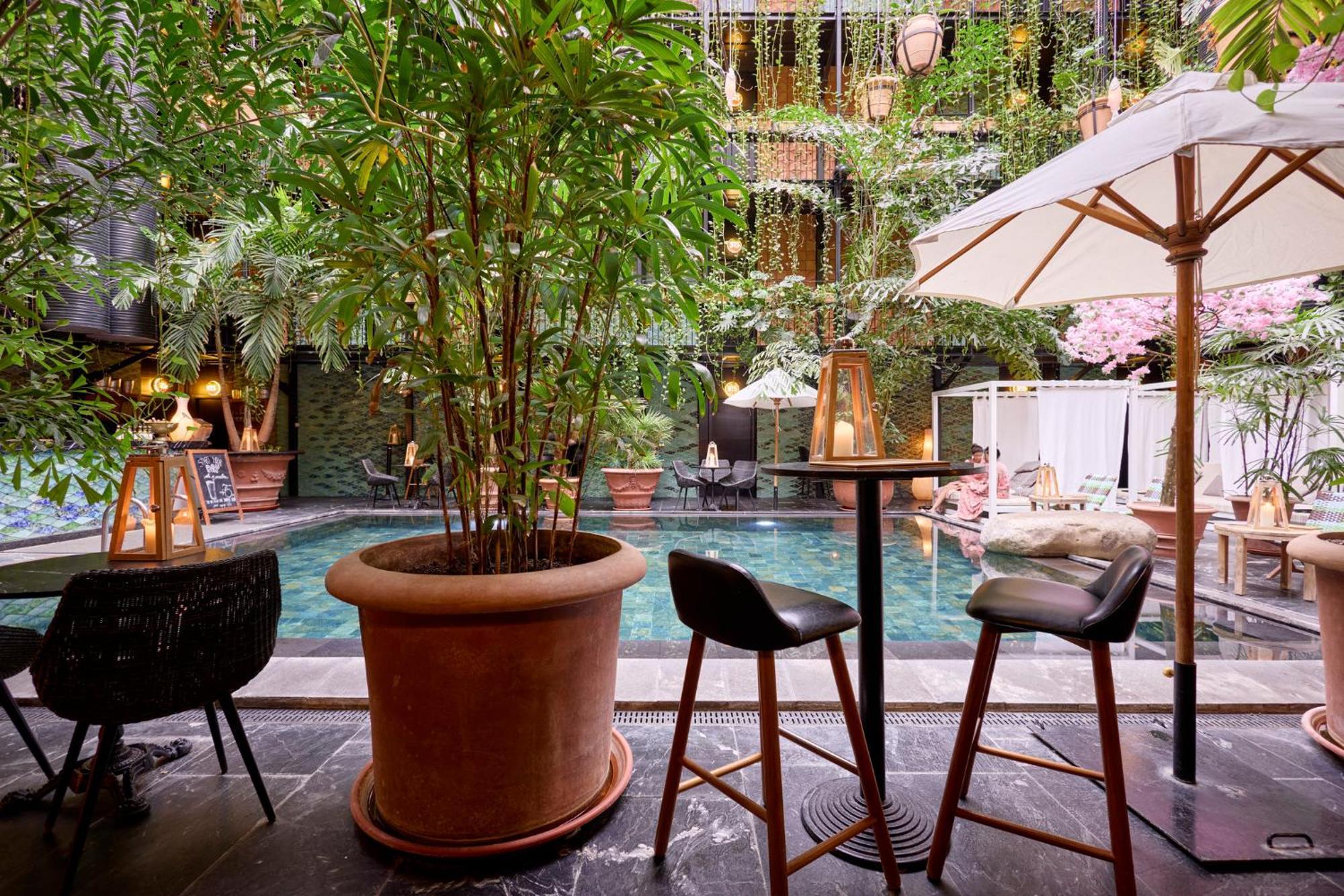 Manon Les Suites Guldsmeden Kodaň Exteriér fotografie The hotel's pool